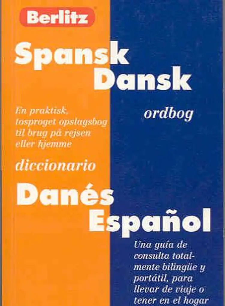 Spansk-dansk, dansk-spansk ordbog af Ulla Winding