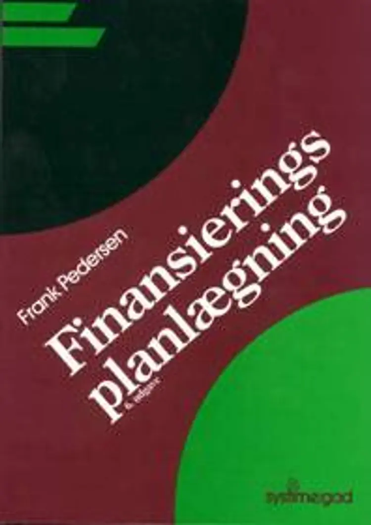 Finansieringsplanlægning af Frank Pedersen