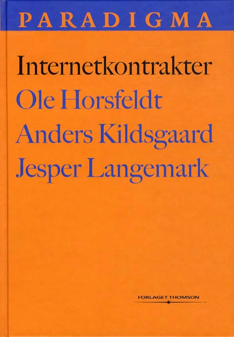 Internetkontrakter af Jesper Langemark