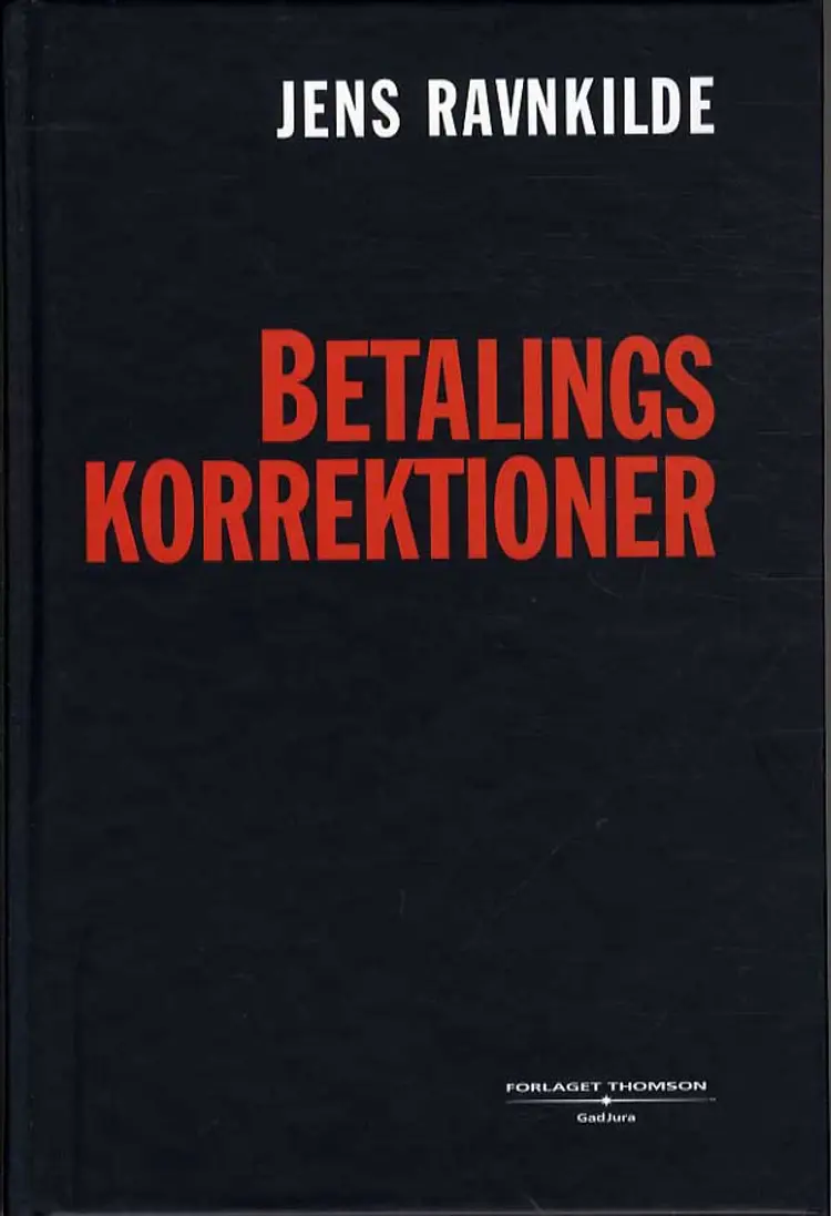 Betalingskorrektioner af Jens Ravnkilde