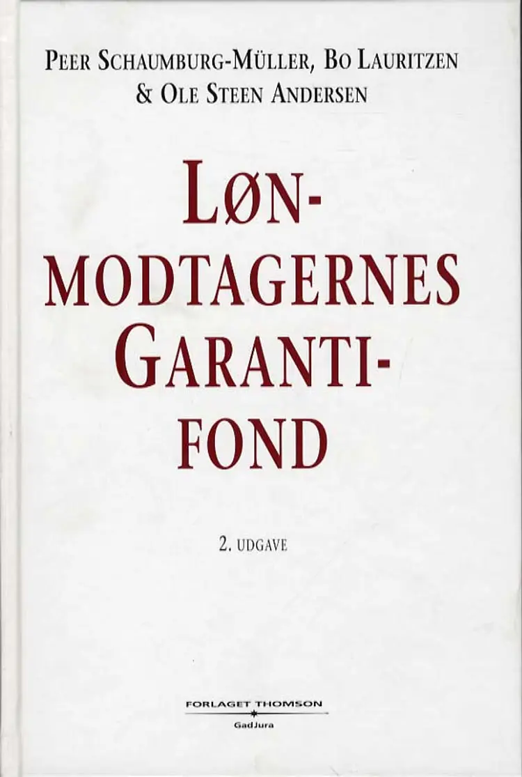 Lov om Lønmodtagernes Garantifond af Ole Steen Andersen