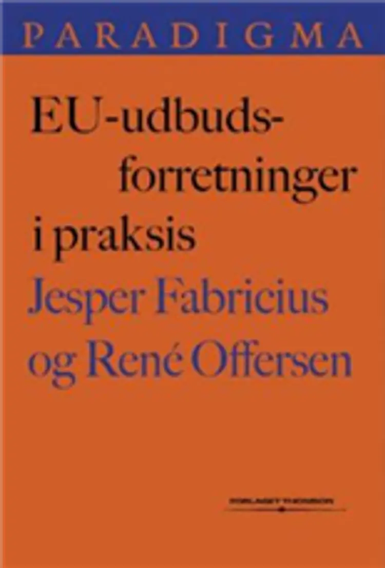 EU-udbudsforretninger i praksis af Jesper Fabricius