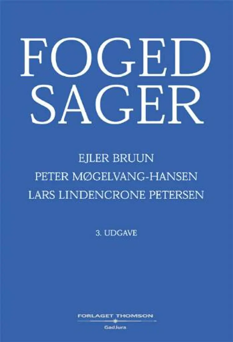 Fogedsager af Ejler Bruun