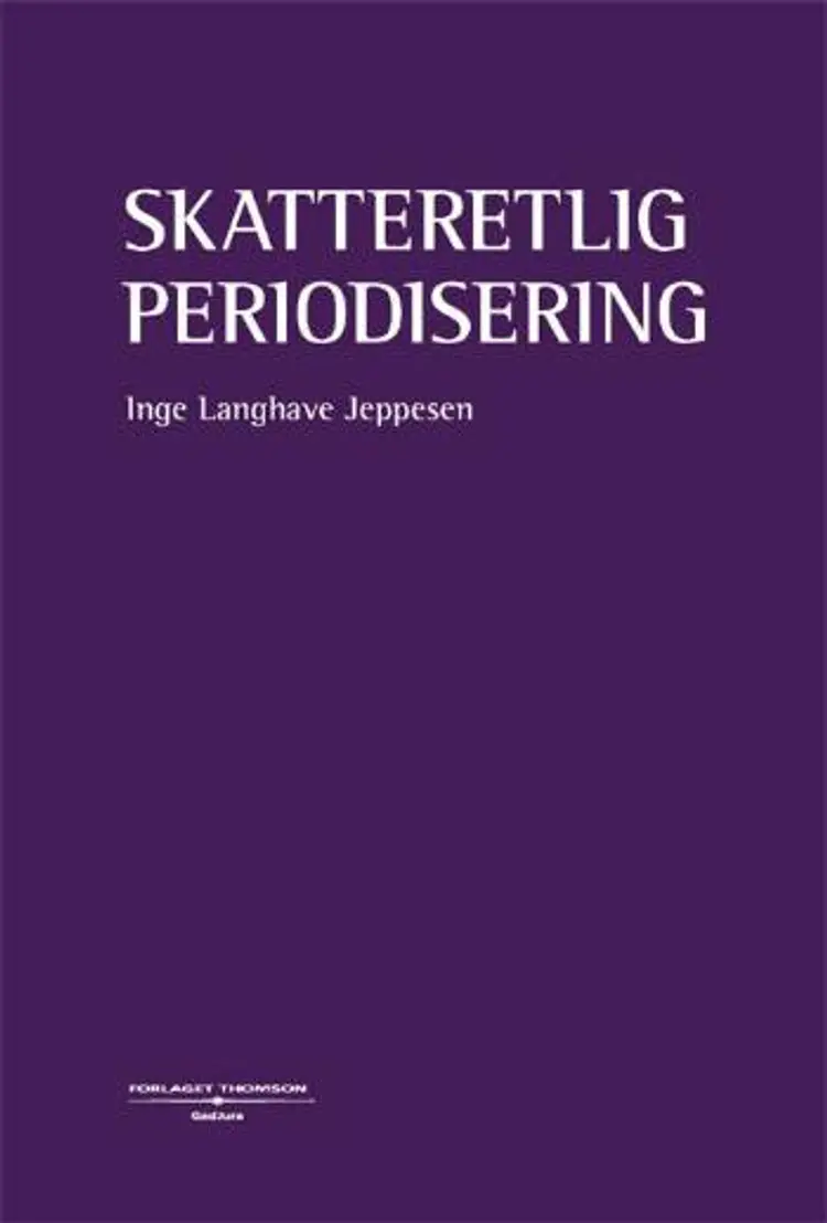 Skatteretlig periodisering af Inge Langhave Jeppesen