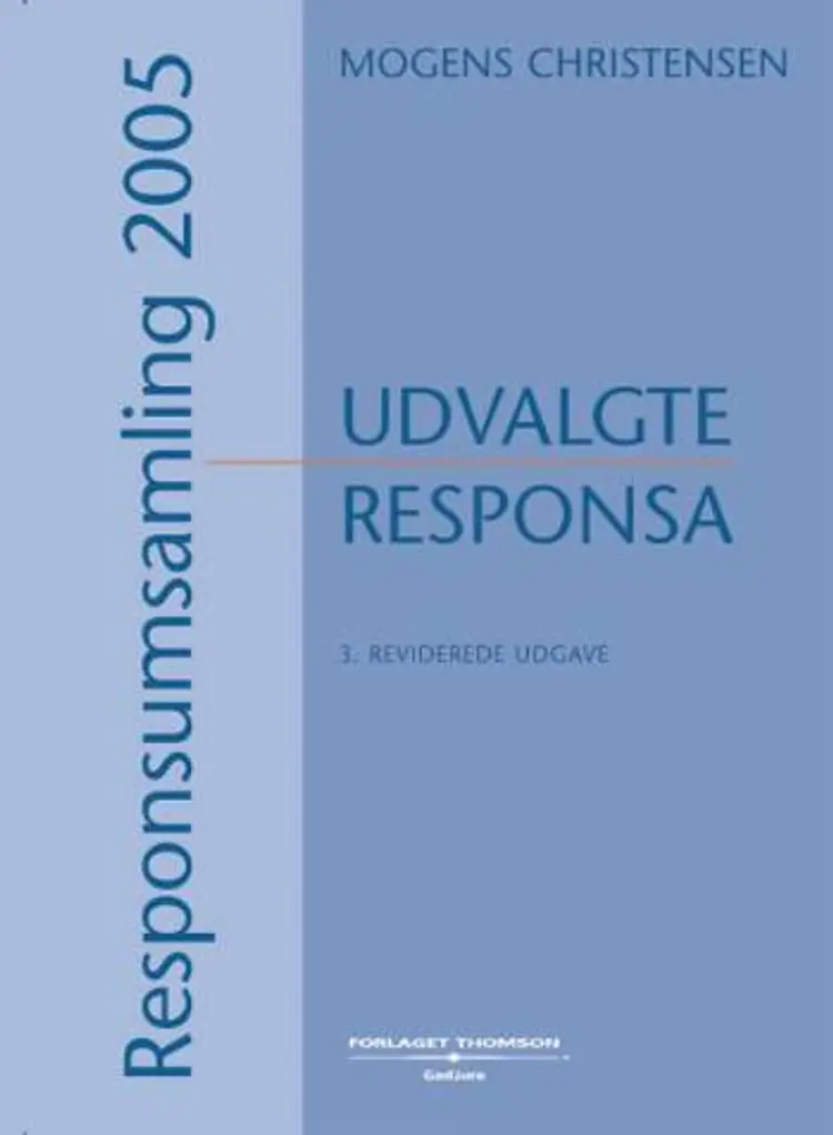 Responsumsamling 2005 af Mogens Christensen