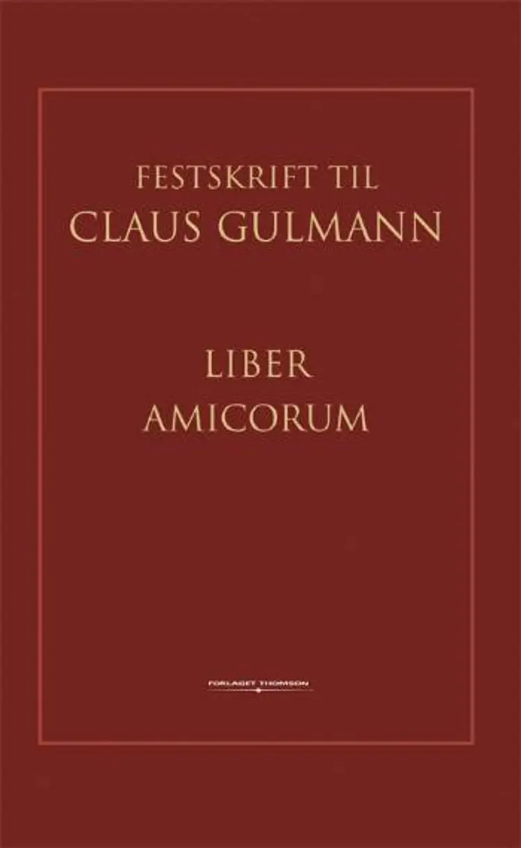 Festskrift til Claus Gulmann af .