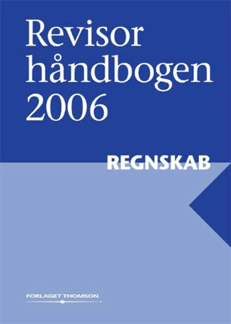 Revisorhåndbogen 2006, Regnskab af FSR