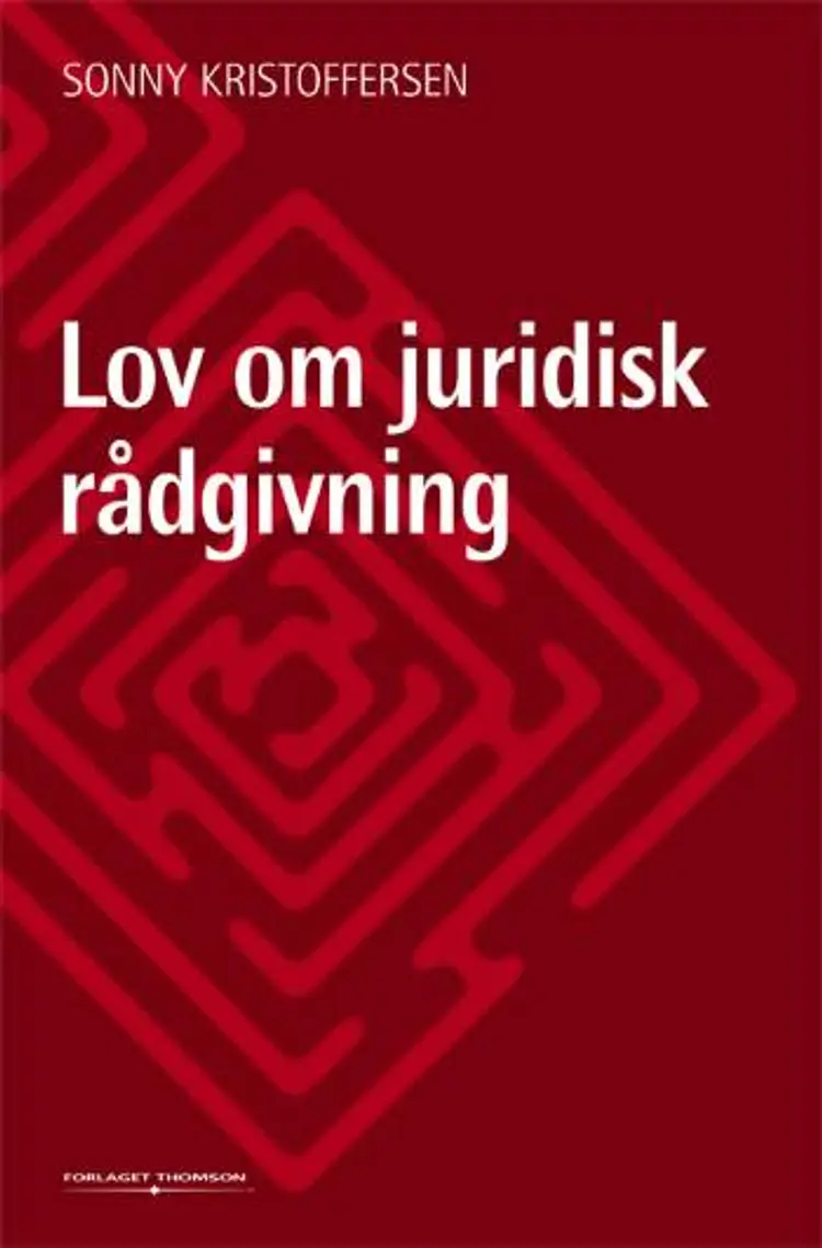 Lov om juridisk rådgivning af Sonny Kristoffersen
