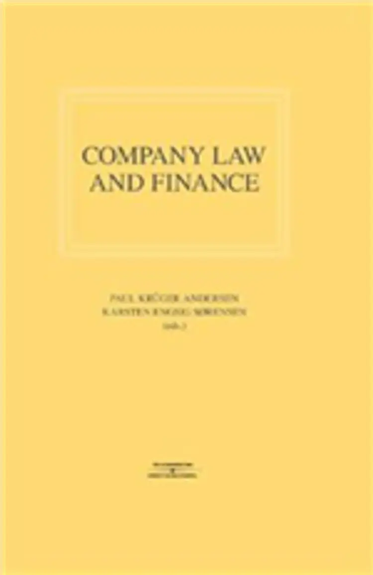 Company law and finance af Carsten Krüger Andersen