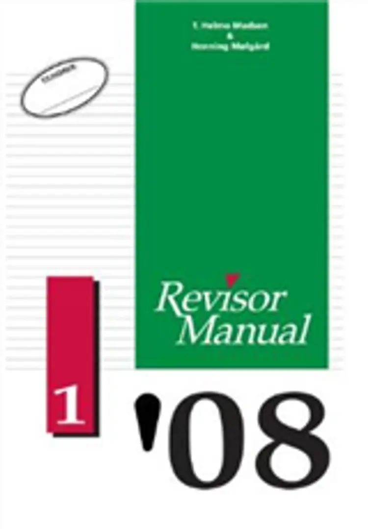 RevisorManual ´08/1 af Henning Mølgård