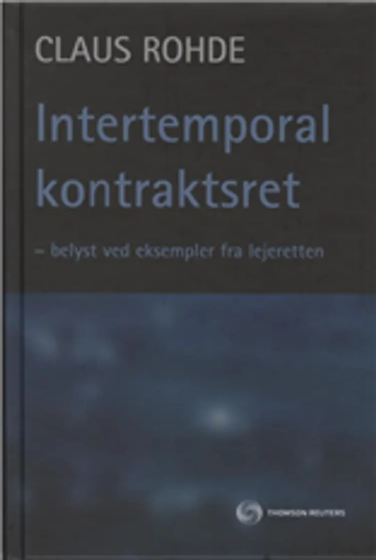 Intertemporal kontraktsret af Claus Rohde
