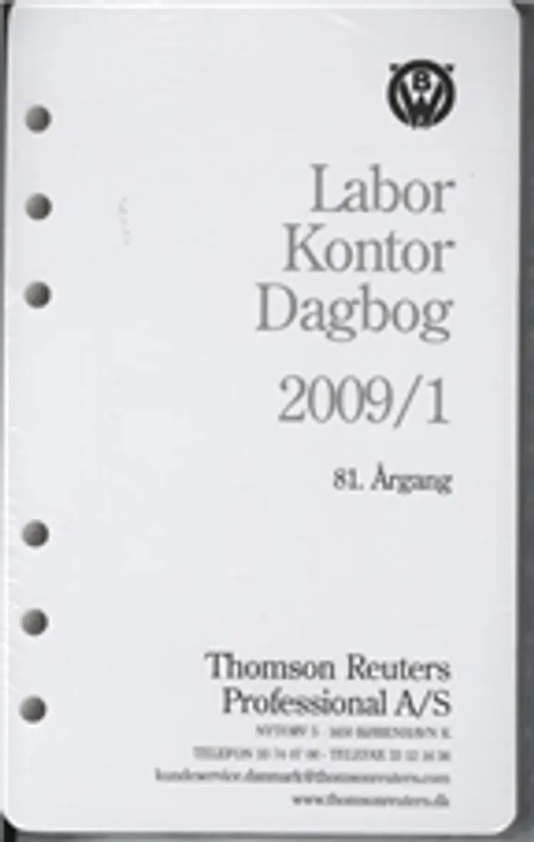 LABOR KONTOR 2009/1. BOGBLOK     THOMSON af .