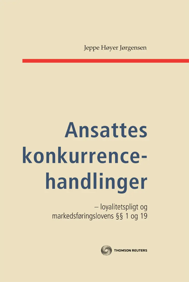 Ansattes konkurrencehandlinger af Jeppe Høyer Jørgensen
