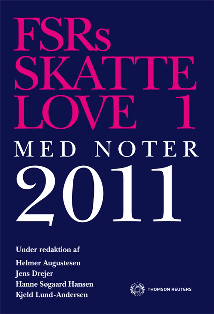 FSRs skattelove med noter af Hanne Søgaard Hansen