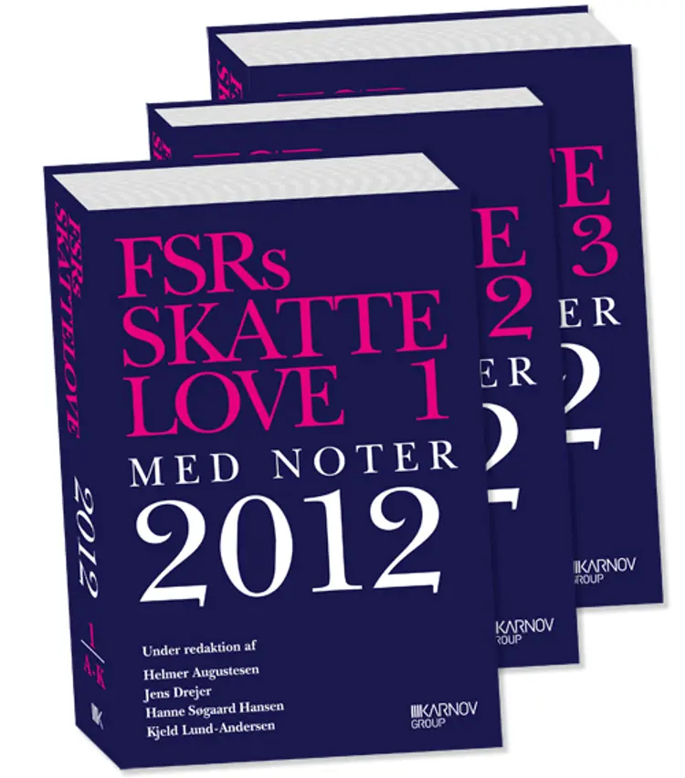 FSRs skattelove med noter 2012 af .