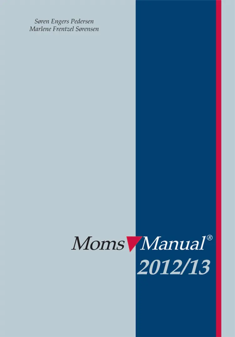 MomsManual 2012/2013 af Søren Engers Petersen