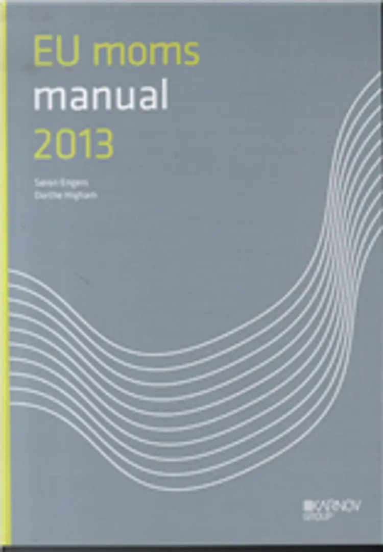 EU moms manual af Henning Mølgård