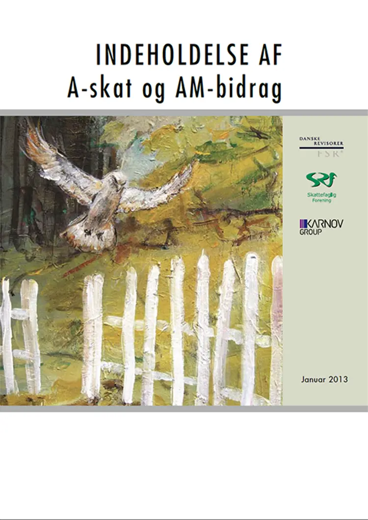 Indeholdelse af A-skat og AM-bidrag af .