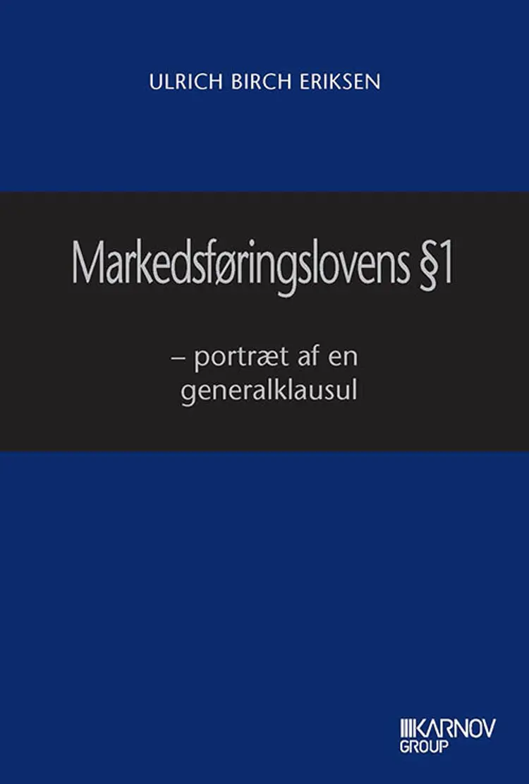 Markedsføringslovens § 1 af Ulrich Birch Eriksen