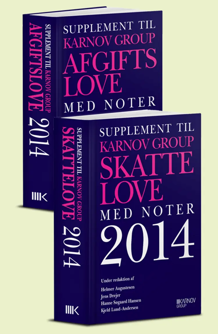 Supplement til Karnov Group skatte- og afgiftslove af Jens Drejer