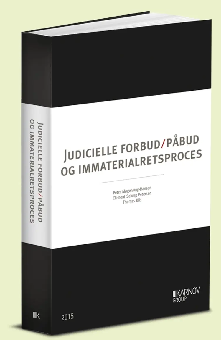 Judicielle forbud/påbud om immaterialretsproces af Thomas Riis