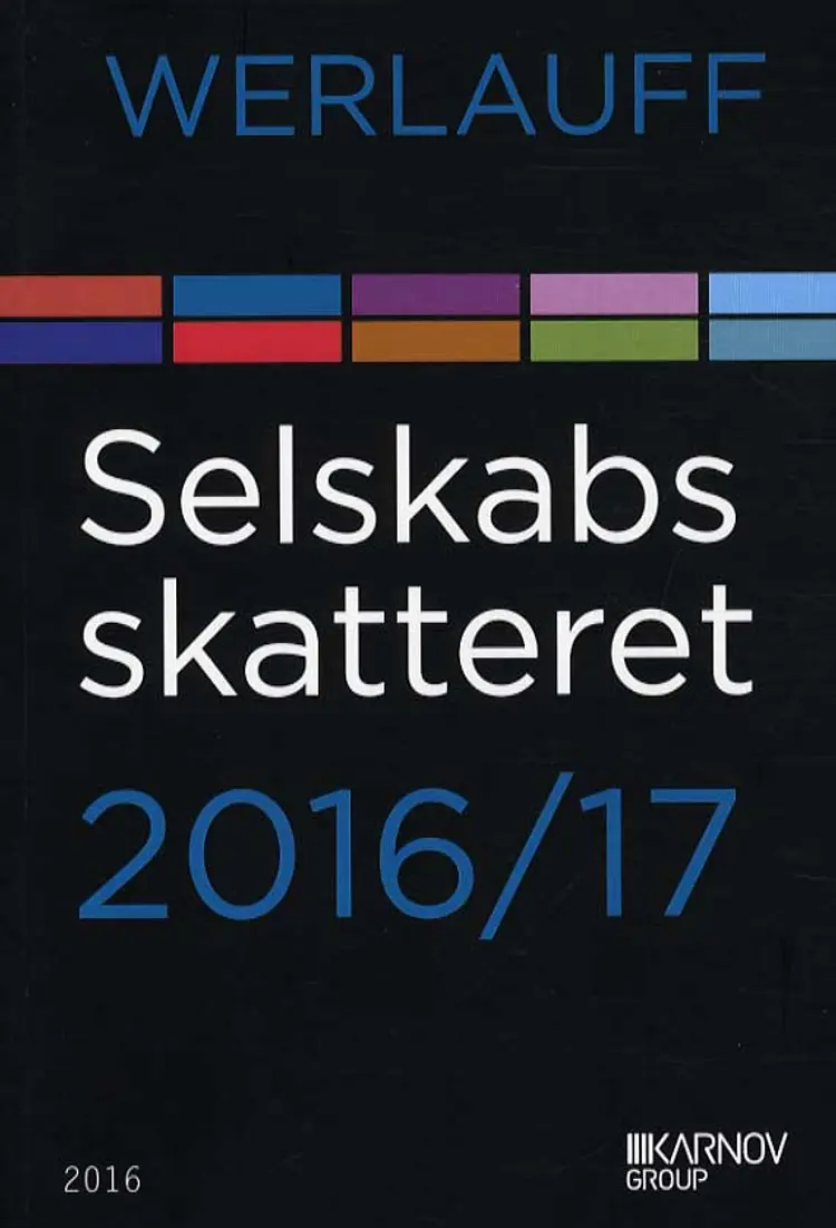 Selskabsskatteret 2016/17 af Erik Werlauff