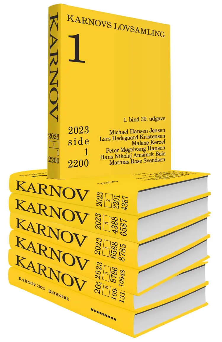 Karnovs Lovsamling 39. udgave af .