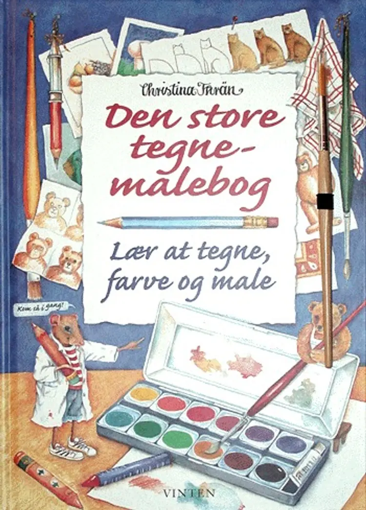 Den store tegne-malebog af Christina Thrän