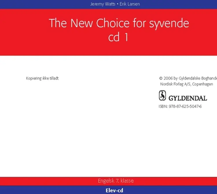 The New Choice for syvende klasse - Elev CD af Jeremy Watts