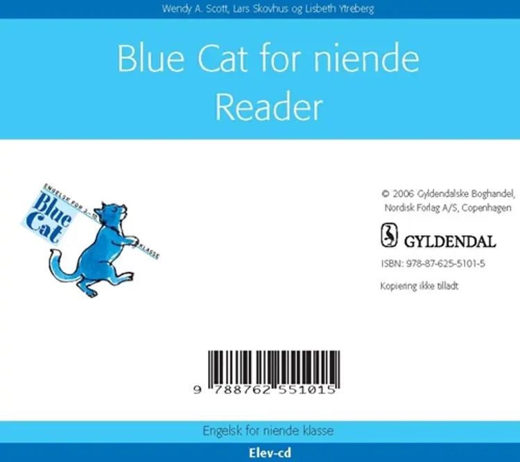 Blue cat for 9. klasse - Elev CD af Wendy A. Scott