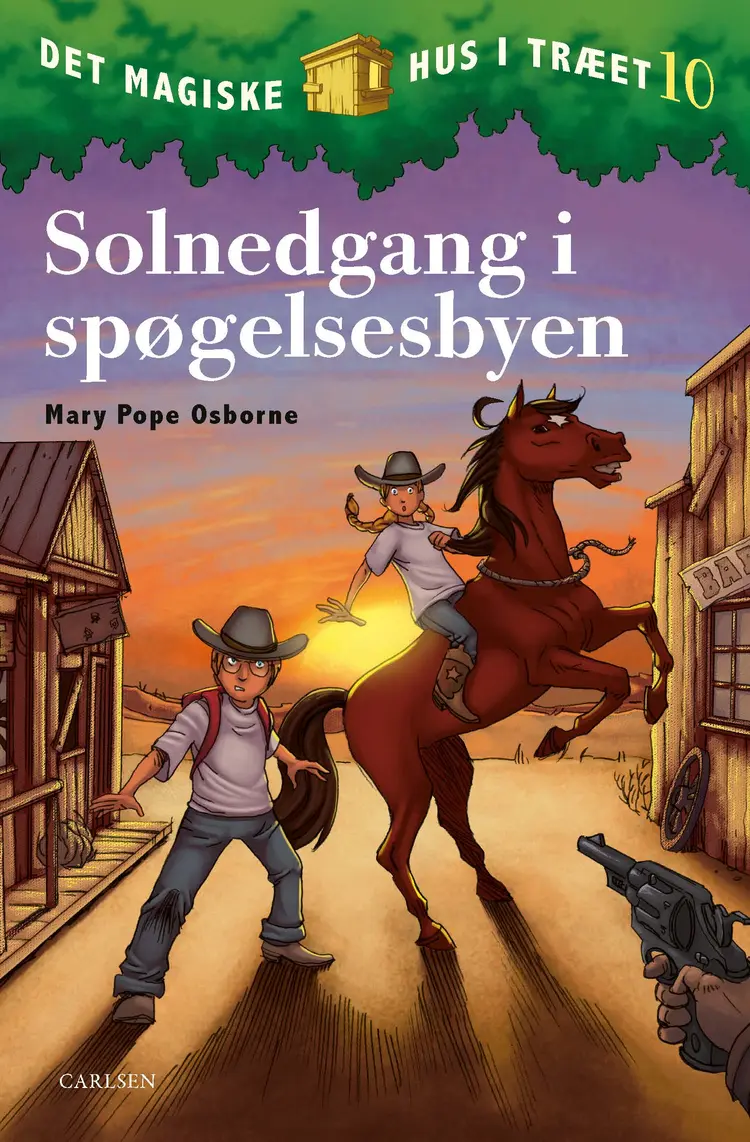 Solnedgang i spøgelsesbyen af Mary Pope Osborne
