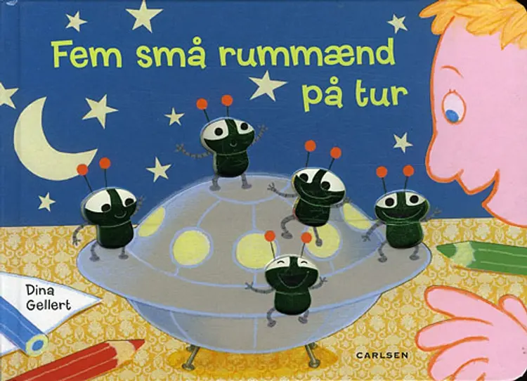 Fem små rummænd på tur af Dina Gellert