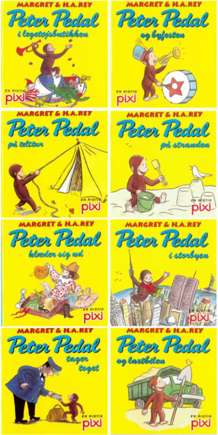 Pixi serie 110 (Peter Pedal) af H.A. Rey