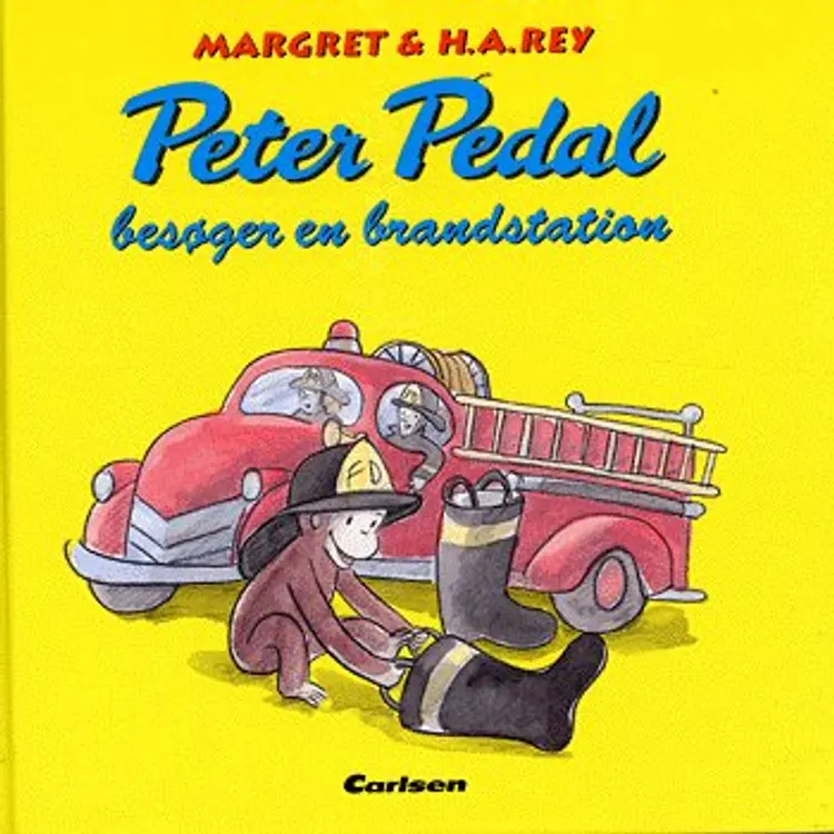Peter Pedal besøger en brandstation af Margret Rey