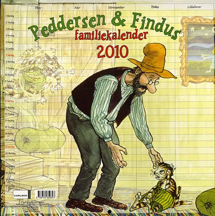 Peddersens familiekalender 2010 af Svend Nordqvist