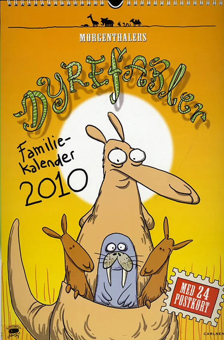Dyrefabler familiekalender 2010 af Copenhagen Bombay