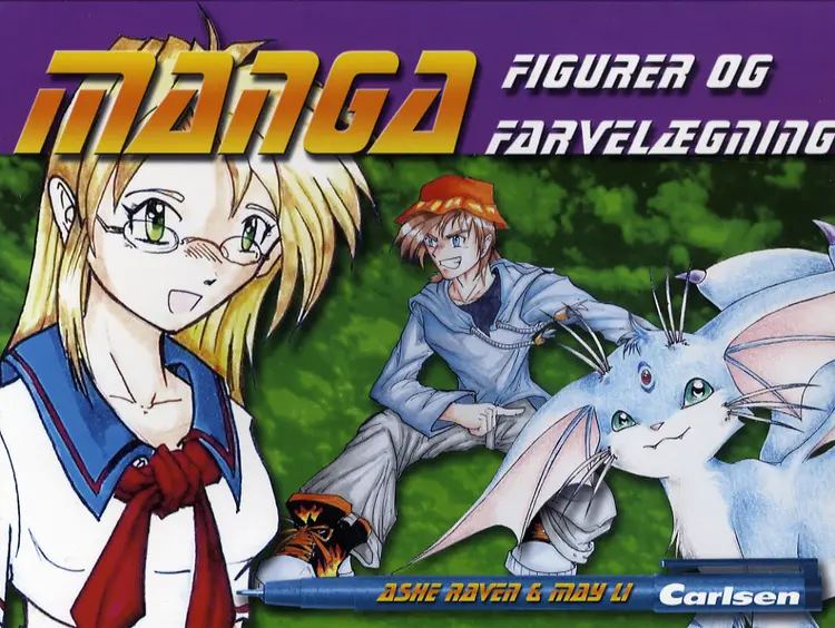 MANGA - figurer og farvelægning af Ashe Raven May Li