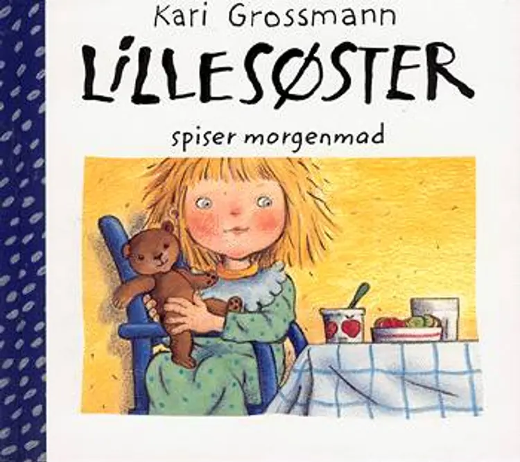 Lillesøster spiser morgenmad af Kari Grossmann
