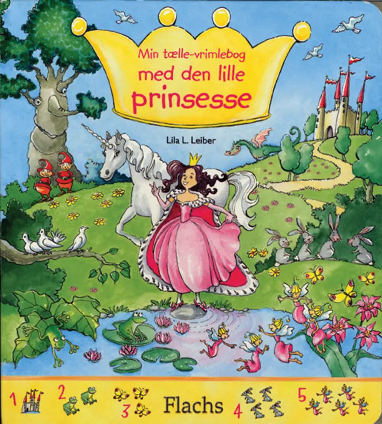 Min tælle-vrimlebog med den lille prinsesse af Lila L.