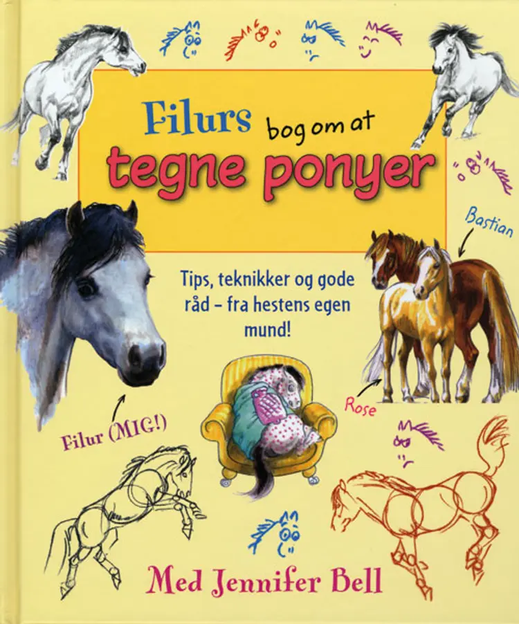 Filurs bog om at tegne ponyer af Jennifer Bell