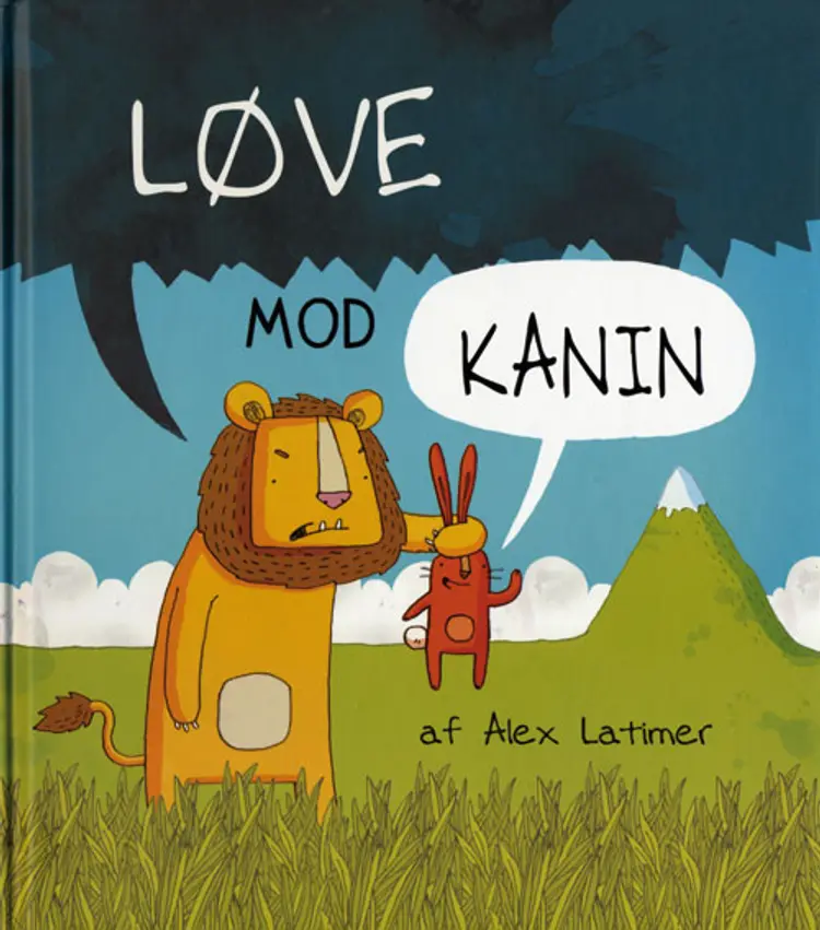 Løve mod kanin af Alex Latimer