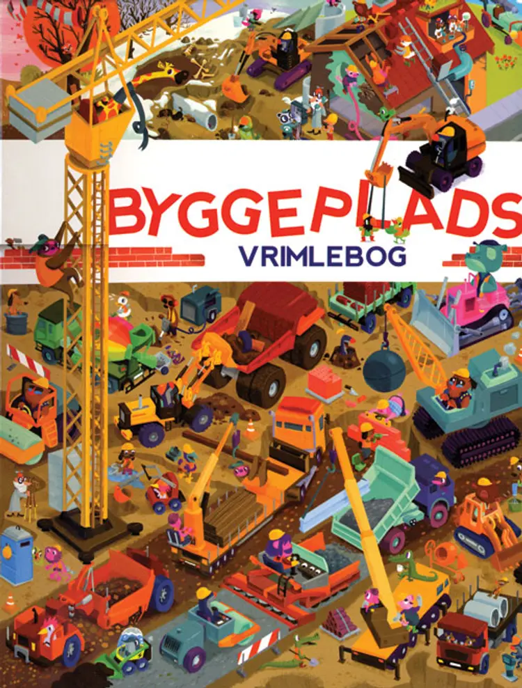 Byggeplads vrimlebog af Stephan Lomp