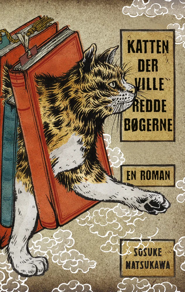 Katten, der ville redde bøgerne cover