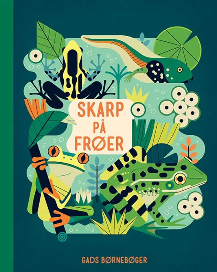 Skarp på frøer af Owen Davey