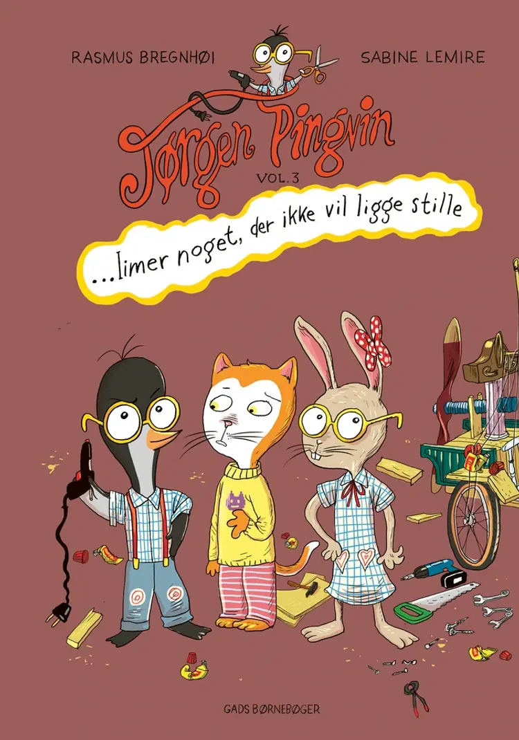 Jørgen Pingvin limer noget, der ikke vil ligge stille af Sabine Lemire