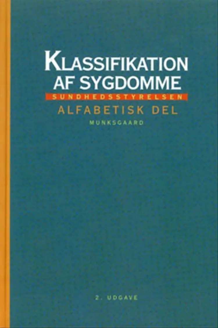 Klassifikation af sygdomme af Sundhedsstyrelsen