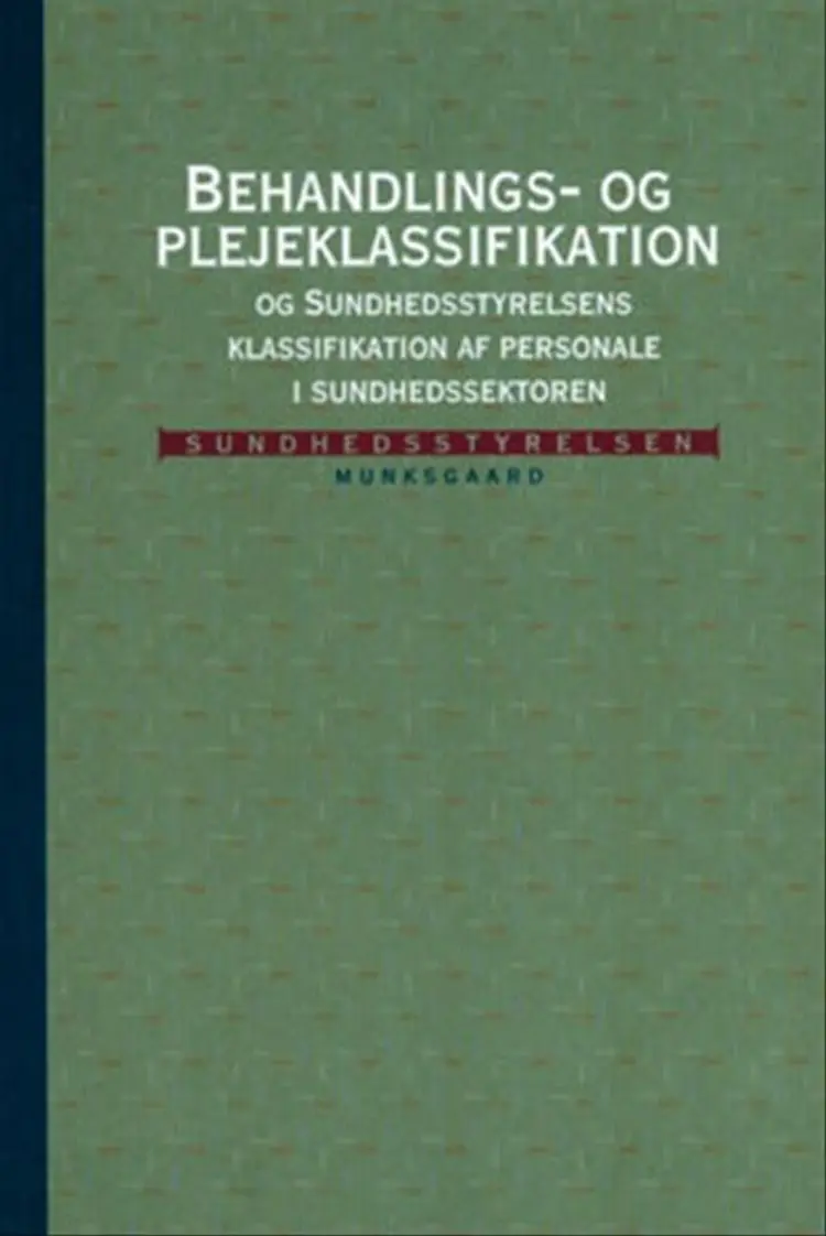 Behandlings- og plejeklassifikation af Statens Serum Institut