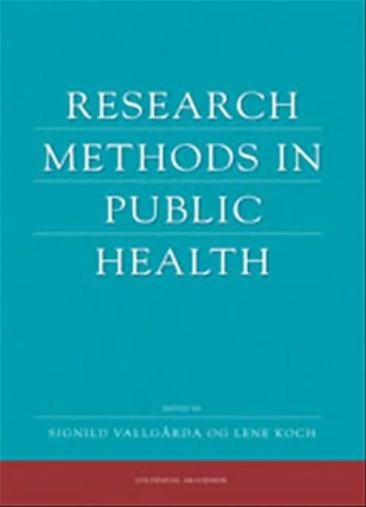 Research Methods in Public Health af Signild Vallgårda