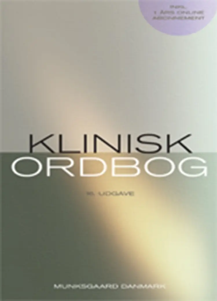 Klinisk ordbog af Allan Krasnik