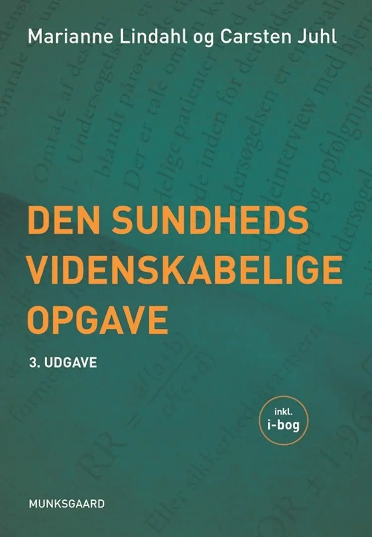 Den sundhedsvidenskabelige opgave af Marianne Lindahl